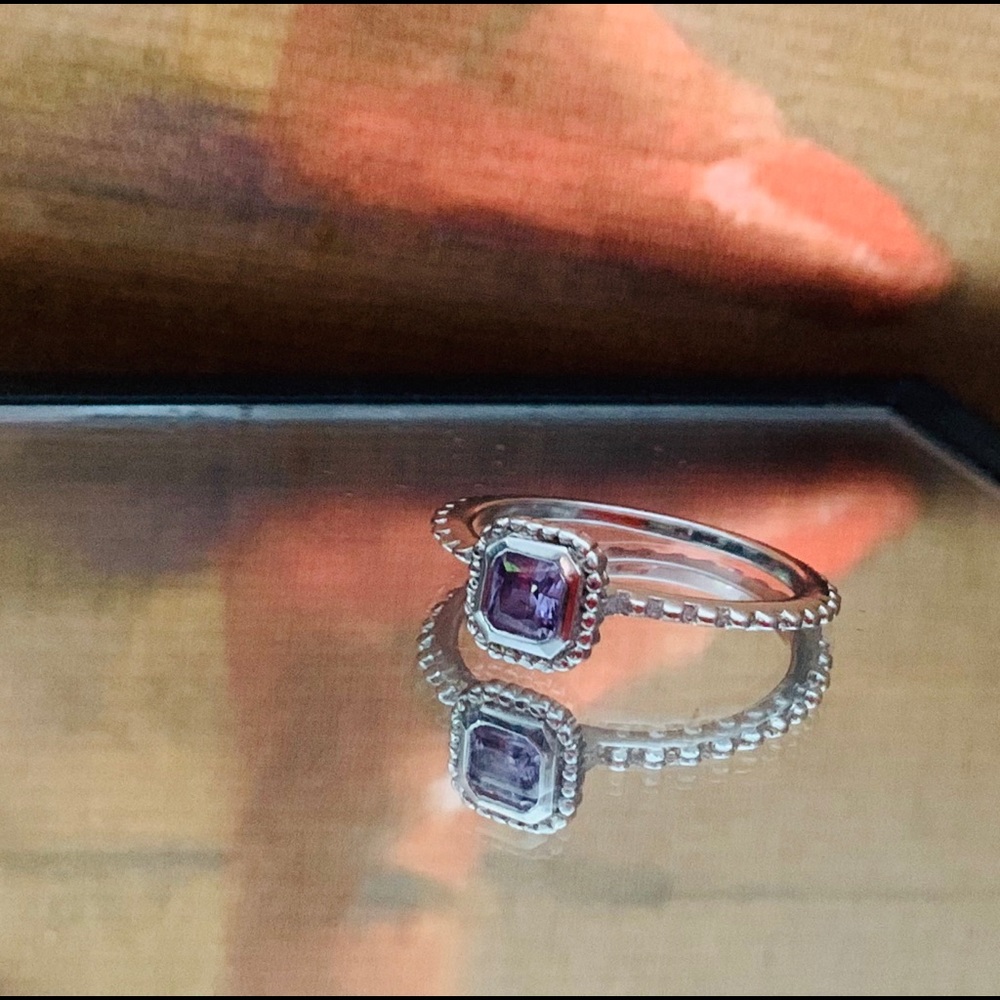 Judith Ripka Amethyst Ring - Picture 9 of 14